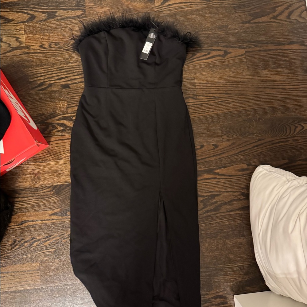 Black Fashinova dress size meddium NWT